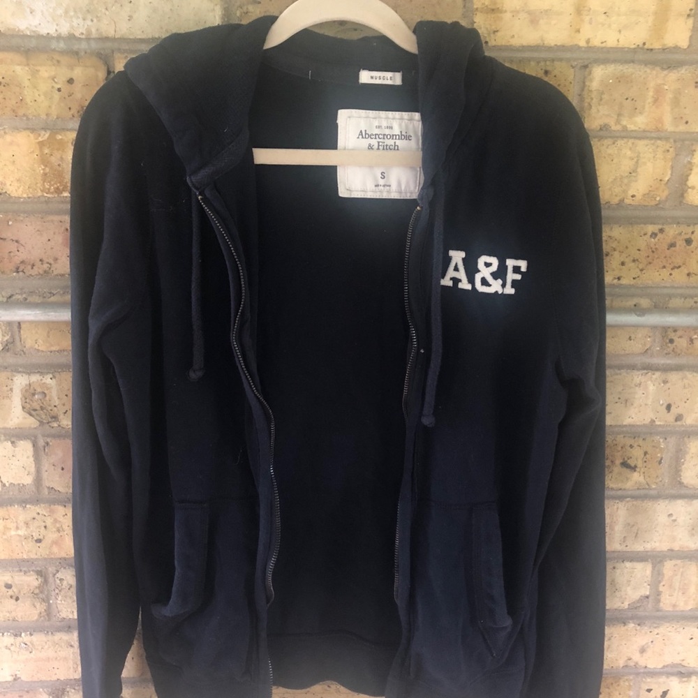 Abercrombie & Fitch classic navy hoodie
